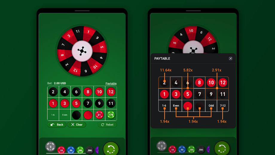 Mini Roulette screenshot 2